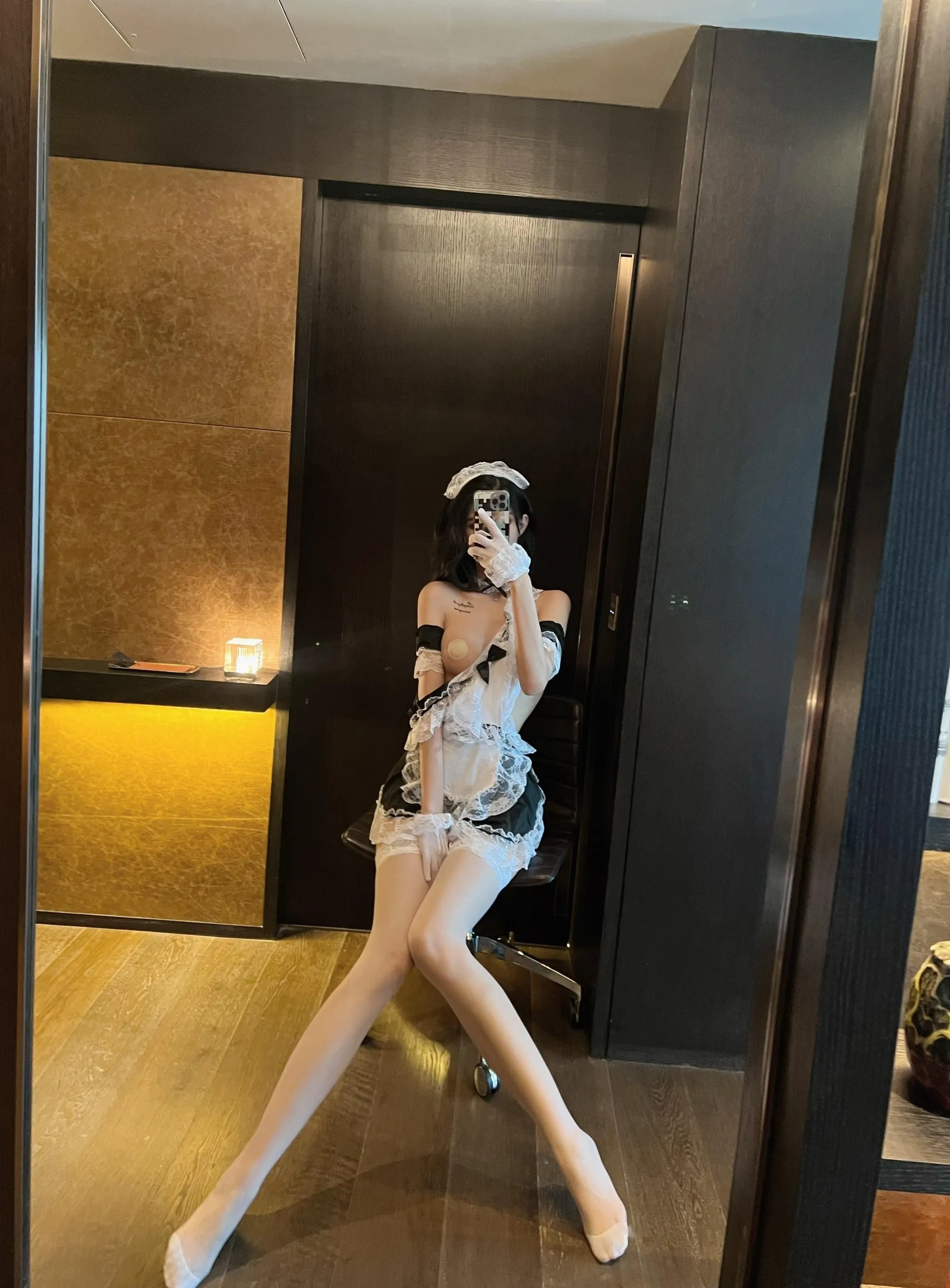 NO.010 葛征 –  白si女仆超性感套装 [36P]插图6